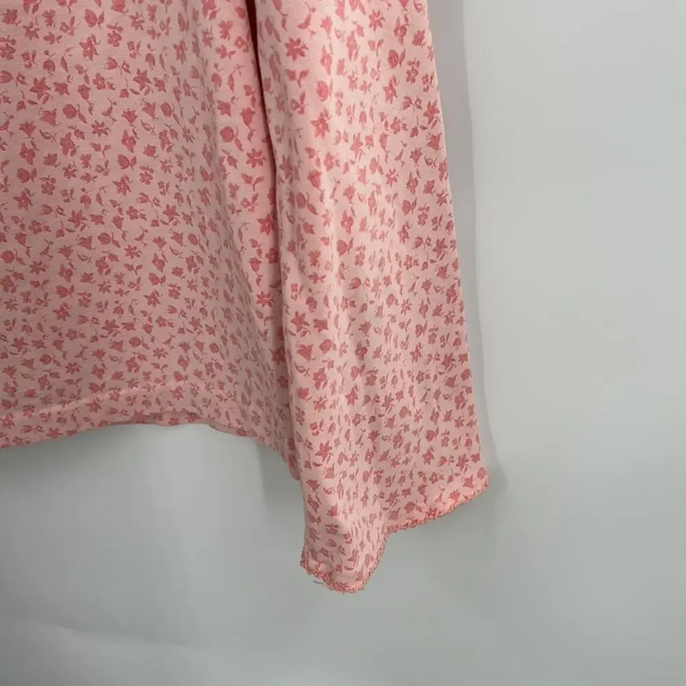 Ralph Lauren Girls Pink Long Sleeve Pullover Round Neck Top size 6